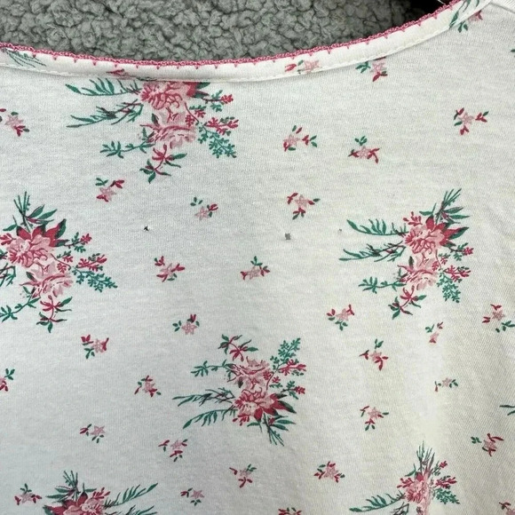 Chance Encounters floral nightgown womens medium ditsy cotton cottagecore modest - Picture 8 of 8